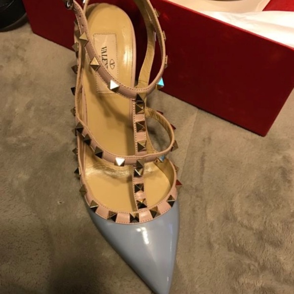 Rockstud valentino in grey - Picture 5 of 8